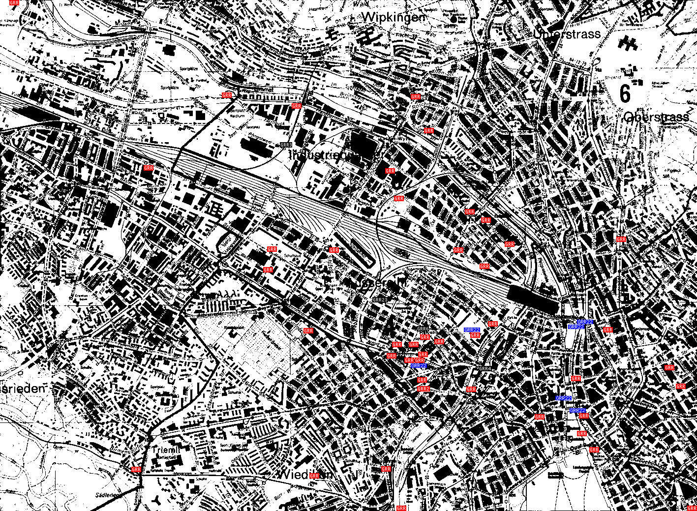 GRRZ&Uuml;RICH Stadtplan/Cityguide